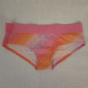 🔥💕NWT PINK Victoria's secret Sexy Hipster panties Pink orange tie dye logo